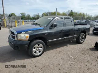 2006 Dodge 1500 SLT with VIN 1D7HU18206J228592, listed as a Copart auction lot 54725045 with 170,172 mi miles and Clean Title. Bid and sale history available at carsss.com. Image 1.