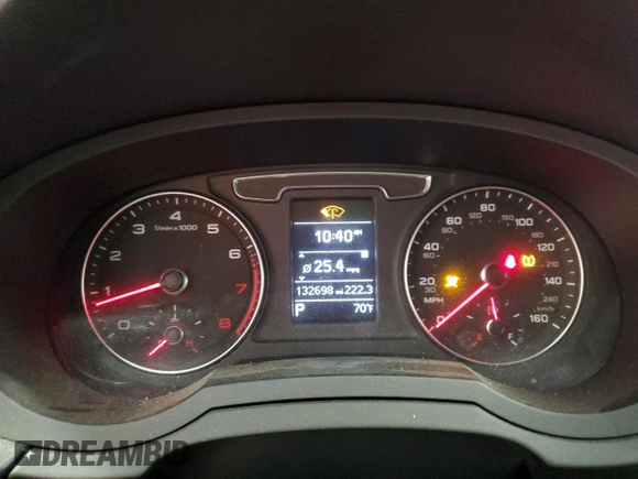 2017 Audi Q3 Premium with VIN WA1BCCFS6HR014545, listed as a Copart auction lot 61142415 with 132,698 mi miles and Non repairable. Bid and sale history available at DreamBid. Image 9.