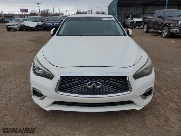 2018 Infiniti Q50 3.0t LUXE with VIN JN1EV7AP7JM362643, listed as a Copart auction lot 49113365 with 79,946 mi miles and Non Repairable. Bid and sale history available at carsss.com. Image 5.