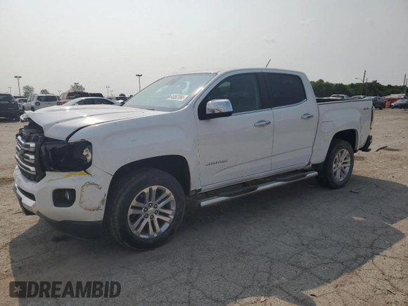 2016 GMC Canyon 4WD SLT with VIN 1GTG6DE38G1303829, listed as a Copart auction lot 64062384 with 91,222 mi miles and Clean Title. Bid and sale history available at carsss.com. Image 1.