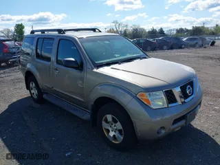 2007 Nissan Pathfinder SE with VIN 5N1AR18W87C624626, listed as a IAAI auction lot 42055780 with 113,607 mi miles. Bid and sale history available at carsss.com. Image 1.