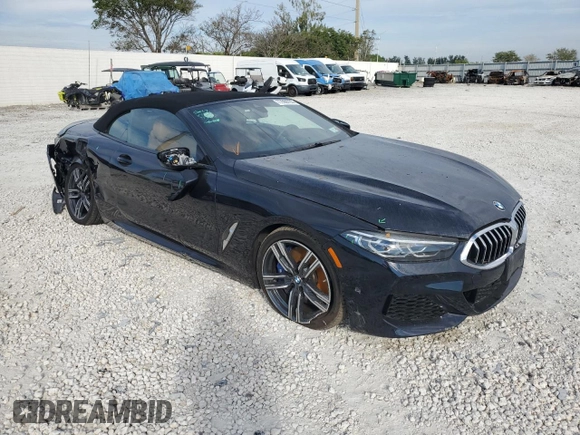 2022 BMW 8 Series 840i with VIN WBADZ4C09NCH78622, listed as a Copart auction lot 77669793 with 0 mi miles. Bid and sale history available at carsss.com. Image 4.
