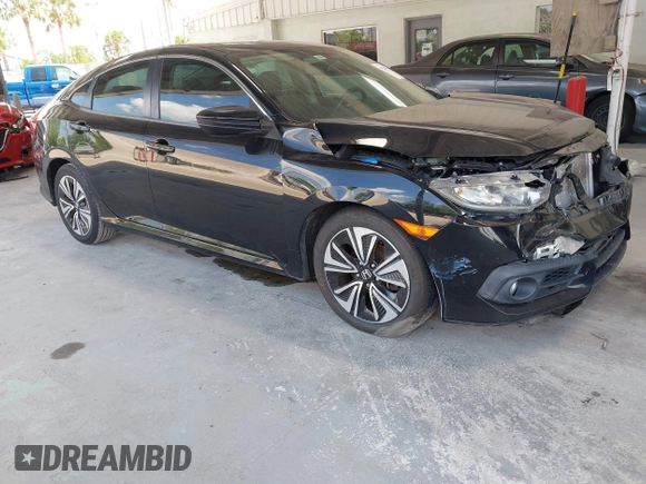 2017 Honda Civic EX-L z VIN 19XFC1F76HE028822, wystawiony jako IAAI lot #42299520 z przebiegiem 52 757 mil mil oraz . Historia ofert i sprzedaży dostępna na DreamBid. Obrazek 1.