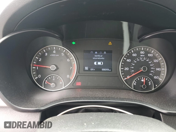 2019 Kia Optima LX with VIN 5XXGT4L38KG327847, listed as a Copart auction lot 55246455 with 88,649 mi miles and Salvage Title. Bid and sale history available at carsss.com. Image 9.