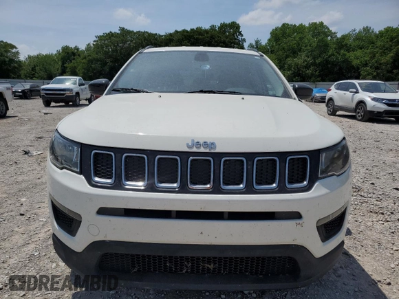 2020 Jeep Compass Sport с VIN 3C4NJCAB7LT256955, выставлен на аукционе Copart как лот 57062805 с пробегом 50 827 миль миль и Списание • Salvage title. История ставок и продаж доступна на DreamBid. Изображение 5.