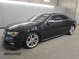 2016 Audi S5 Premium Plus with VIN WAUC4AFR2GA030406, listed as a Copart auction lot 47933805 with 126,162 mi miles and Clean Title. Bid and sale history available at carsss.com. Image 1.