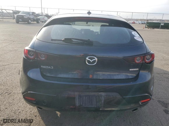 2019 Mazda Mazda3 Hatchback with VIN JM1BPALM3K1108909, listed as a Copart auction lot 44447385 with 109,442 mi miles and Salvage Title. Bid and sale history available at carsss.com. Image 6.