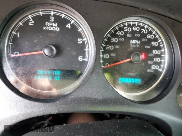 2007 GMC Yukon SLE w/3SA with VIN 1GKFC13C77J256366, listed as a Copart auction lot 72216464 with 197,660 mi miles and Salvage Title. Bid and sale history available at carsss.com. Image 9.