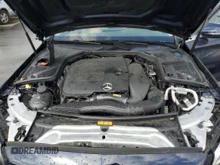 2021 Mercedes-Benz C 300 with VIN W1KWF8DB5MR632714, listed as a Copart auction lot 47728725 with 36,146 mi miles and Salvage Title. Bid and sale history available at carsss.com. Image 11.