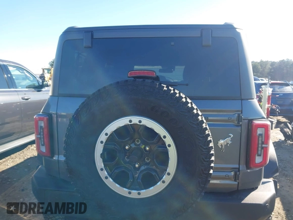 2023 Ford Bronco with VIN 1FMEE5DP6PLB15878, listed as a IAAI auction lot 41329211 with 16,067 mi miles. Bid and sale history available at carsss.com. Image 16.