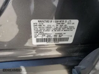 2023 Nissan ARIYA ENGAGE with VIN JN1AF0BA9PM406924, listed as a Copart auction lot 58757674 with 12,512 mi miles and Salvage Title. Bid and sale history available at carsss.com. Image 12.