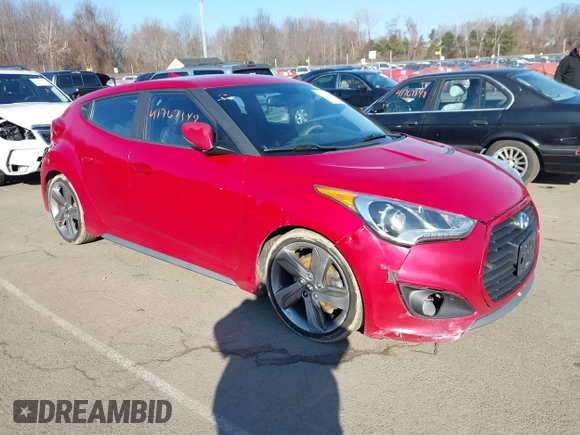 2013 Hyundai Veloster Turbo with VIN KMHTC6AE3DU135145, listed as a IAAI auction lot 41767388 with 162,234 mi miles and . Bid and sale history available at DreamBid. Image 1.