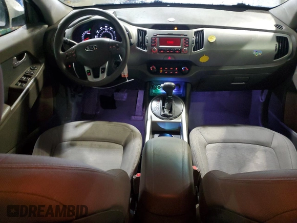 2012 Kia Sportage LX with VIN KNDPBCA23C7315509, listed as a Copart auction lot 46448035 with 203,127 mi miles and Clean Title. Bid and sale history available at DreamBid. Image 8.