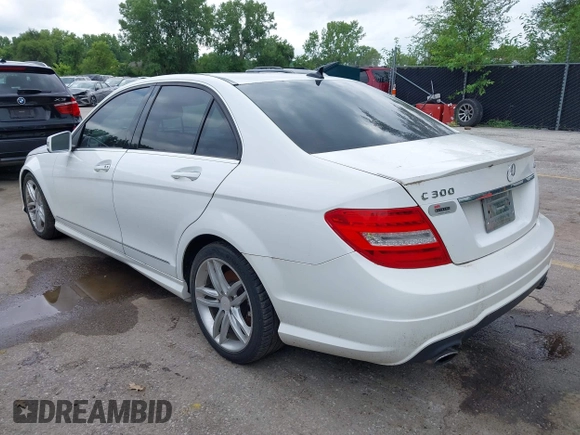 2013 Mercedes-Benz C 300 Sport with VIN WDDGF8AB9DR278169, listed as a IAAI auction lot 42818445 with 145,311 mi miles and . Bid and sale history available at DreamBid. Image 3.