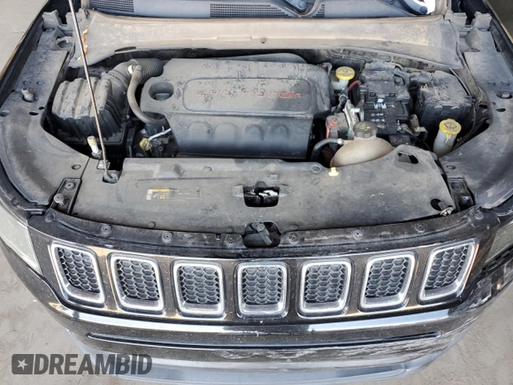 2018 Jeep Compass Sport with VIN 3C4NJCAB7JT369169, listed as a Copart auction lot 62609335 with 148,398 mi miles and Salvage title. Bid and sale history available at DreamBid. Image 12.