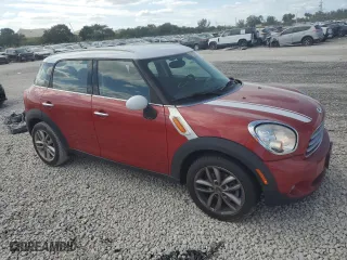 2013 MINI Cooper Countryman with VIN WMWZB3C57DWM09252, listed as a Copart auction lot 88791285 with 103,538 mi miles and Salvage Title. Bid and sale history available at carsss.com. Image 4.