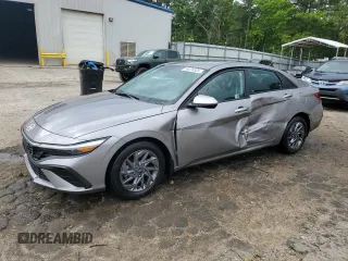 2024 Hyundai Elantra SEL with VIN KMHLM4DG7RU706206, listed as a Copart auction lot 54076825 with 41,584 mi miles and Salvage title. Bid and sale history available at DreamBid. Image 1.