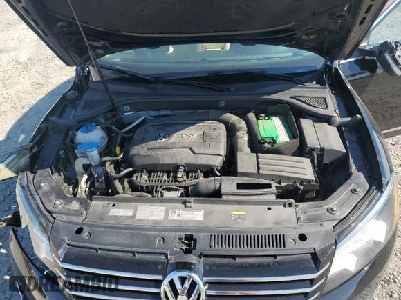 2015 Volkswagen Passat SE with VIN 1VWBS7A35FC076077, listed as a Copart auction lot 46589295 with 76,419 mi miles and Salvage title. Bid and sale history available at DreamBid. Image 11.