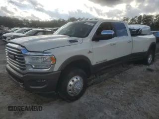 2020 Ram 3500 Longhorn with VIN 3C63RRKLXLG166595, listed as a Copart auction lot 84438104 with 69,751 mi miles and Clean Title. Bid and sale history available at carsss.com. Image 1.
