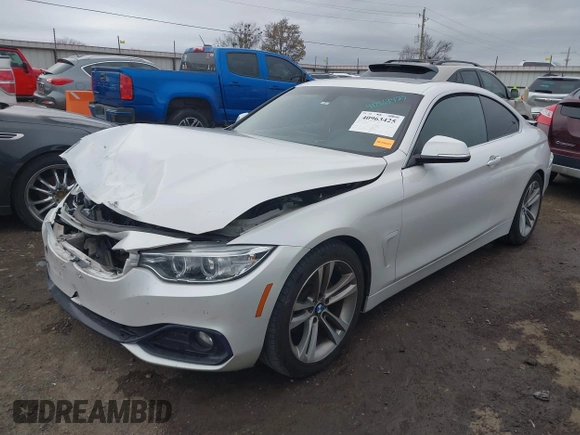 2016 BMW 4 Series 428i with VIN WBA3N7C54GK227475, listed as a IAAI auction lot 40963425 with 87,408 mi miles and . Bid and sale history available at carsss.com. Image 18.