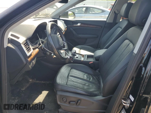 2018 Audi Q5 Premium with VIN WA1ANAFY4J2012175, listed as a Copart auction lot 59550155 with 52,013 mi miles and Salvage title. Bid and sale history available at DreamBid. Image 7.