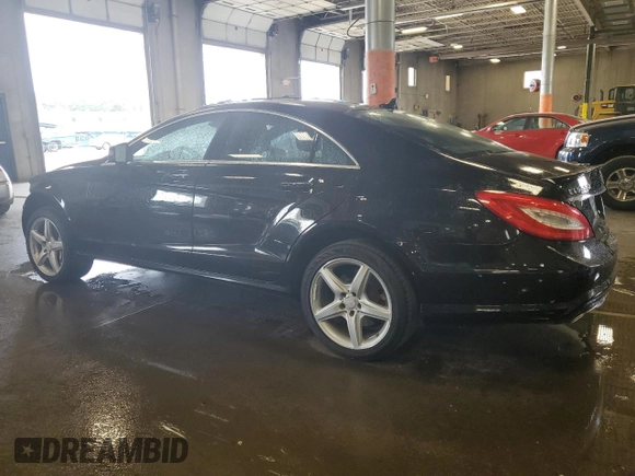 2014 Mercedes-Benz CLS 550 with VIN WDDLJ9BB8EA100254, listed as a Copart auction lot 57229935 with 132,574 mi miles and Salvage title. Bid and sale history available at DreamBid. Image 2.