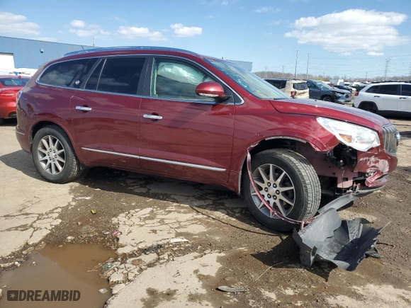 2017 Buick Enclave Leather with VIN 5GAKVBKD3HJ214624, listed as a Copart auction lot 52945445 with 145,594 mi miles and Clean Title. Bid and sale history available at carsss.com. Image 4.