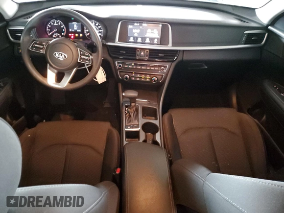 2019 Kia Optima LX with VIN 5XXGT4L39KG356855, listed as a Copart auction lot 49480425 with 75,212 mi miles and Salvage Title. Bid and sale history available at carsss.com. Image 8.