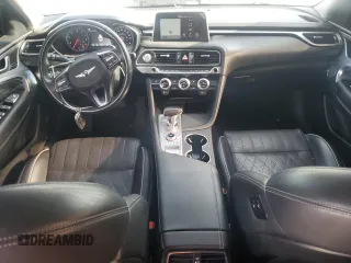 2020 Genesis G70 2.0T with VIN KMTG44LA8LU045281, listed as a Copart auction lot 88885995 with 68,222 mi miles and Salvage title. Bid and sale history available at DreamBid. Image 8.
