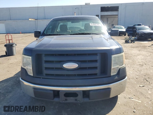 2009 Ford F-150 XL with VIN 1FTRF12W09KA76722, listed as a Copart auction lot 51442745 with 193,584 mi miles and Clean Title. Bid and sale history available at carsss.com. Image 5.