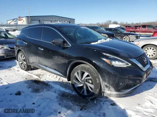 2023 Nissan Murano SL with VIN 5N1AZ2CS8PC118918, listed as a Copart auction lot 45965115 with 21,875 mi miles and Clean Title. Bid and sale history available at carsss.com. Image 4.