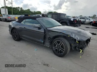 2018 Ford Mustang EcoBoost Premium with VIN 1FATP8UH1J5155481, listed as a Copart auction lot 55479185 with 115,978 mi miles and Salvage title. Bid and sale history available at DreamBid. Image 4.