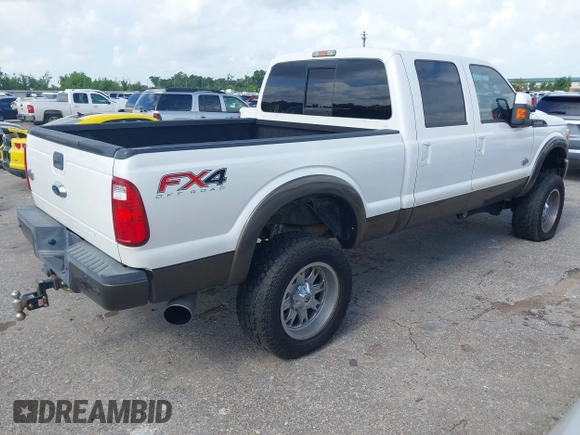 2015 Ford F-250 Lariat with VIN 1FT7W2BT3FEB03196, listed as a IAAI auction lot 42655899 with Not provided miles and . Bid and sale history available at DreamBid. Image 4.