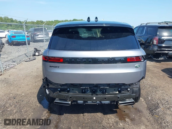 2023 Land Rover Range Rover Sport SE with VIN SAL1P9EU3PA133283, listed as a IAAI auction lot 42582640 with 13,074 mi miles and . Bid and sale history available at DreamBid. Image 6.