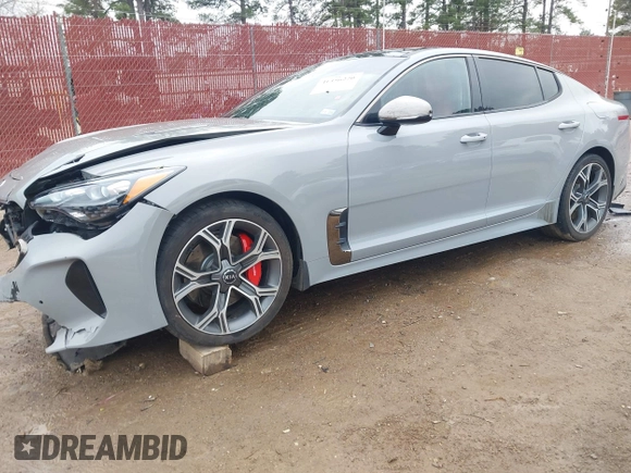 2018 Kia Stinger GT2 with VIN KNAE55LC7J6017223, listed as a IAAI auction lot 41356220 with 102,874 mi miles. Bid and sale history available at carsss.com. Image 18.