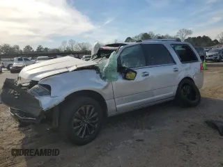 2017 Lincoln Navigator Select z VIN 5LMJJ2HT4HEL05164, wystawiony jako Copart lot #49612485 z przebiegiem Nie podano mil oraz Szkoda całkowita • Salvage title. Historia ofert i sprzedaży dostępna na DreamBid. Obrazek 1.