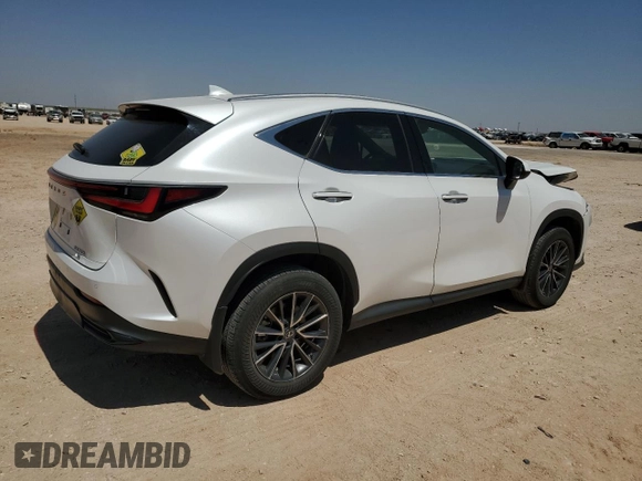 2022 Lexus NX 350h Premium с VIN 2T2GKCEZ5NC005754, выставлен на аукционе Copart как лот 53400755 с пробегом 29 439 миль миль и Списание • Salvage title. История ставок и продаж доступна на DreamBid. Изображение 3.