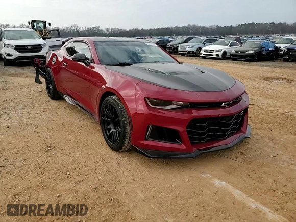 2018 Chevrolet Camaro ZL1 with VIN 1G1FJ1R60J0149068, listed as a Copart auction lot 44157975 with 60,385 mi miles and Salvage Title. Bid and sale history available at DreamBid. Image 11.