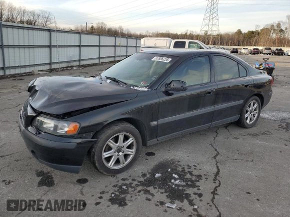 2003 Volvo S60 2.4L with VIN YV1RS61T732266261, listed as a Copart auction lot 87686255 with 106,129 mi miles and Salvage Title. Bid and sale history available at carsss.com. Image 1.