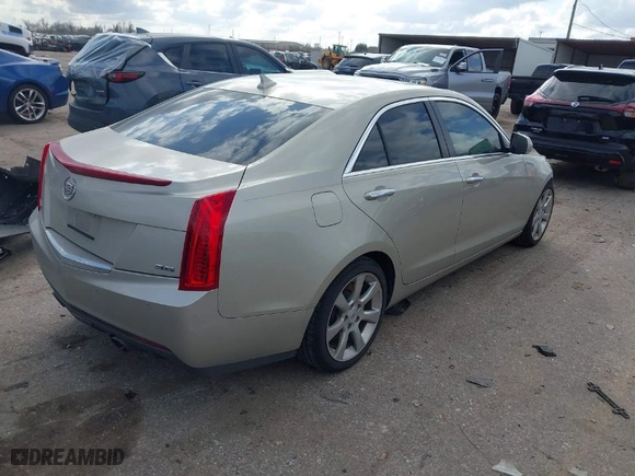 2013 Cadillac ATS Luxury with VIN 1G6AB5R32D0175190, listed as a IAAI auction lot 41469152 with 98,927 mi miles. Bid and sale history available at carsss.com. Image 4.