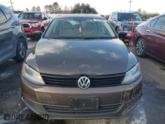 2011 Volkswagen Jetta Sedan S with VIN 3VW2K7AJ3BM117815, listed as a Copart auction lot 45658625 with 189,160 mi miles and Clean Title. Bid and sale history available at carsss.com. Image 5.