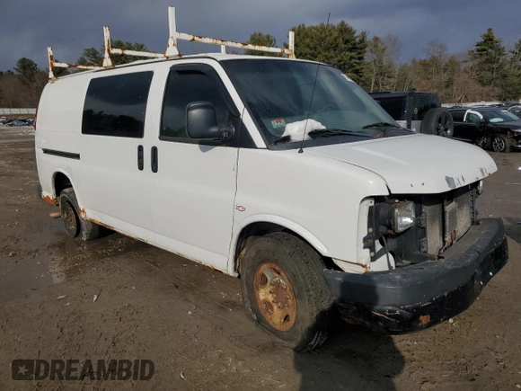 2011 Chevrolet Express Cargo with VIN 1GCWGFCA1B1108024, listed as a Copart auction lot 42689995 with 225,674 mi miles and Clean title. Bid and sale history available at DreamBid. Image 4.