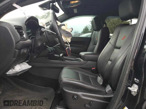 2024 Dodge Durango R/T Plus with VIN 1C4SDJCT4RC222478, listed as a Copart auction lot 52792695 with 18,989 mi miles and Salvage title. Bid and sale history available at DreamBid. Image 7.