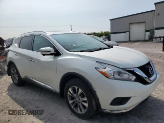 2017 Nissan Murano SL z VIN 5N1AZ2MH7HN181226, wystawiony jako Copart lot #59094235 z przebiegiem 61 851 mil mil oraz Szkoda całkowita • Salvage title. Historia ofert i sprzedaży dostępna na DreamBid. Obrazek 4.