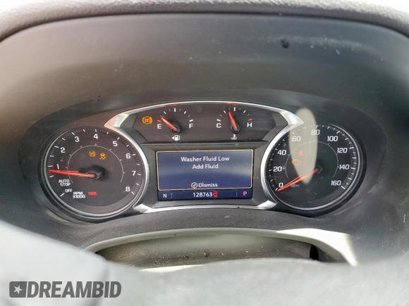 2020 GMC Terrain SLE with VIN 3GKALMEV9LL273196, listed as a Copart auction lot 57219035 with 128,763 mi miles and Salvage title. Bid and sale history available at DreamBid. Image 9.