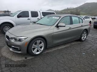 2016 BMW 3 Series 330e iPerformance with VIN WBA8E1C57GK479837, listed as a Copart auction lot 42877554 with 72,443 mi miles. Bid and sale history available at carsss.com. Image 1.