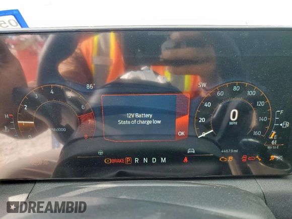2024 Ford Mustang EcoBoost with VIN 1FA6P8TH7R5112306, listed as a Copart auction lot 58151055 with 4,467 mi miles and Salvage title. Bid and sale history available at DreamBid. Image 9.