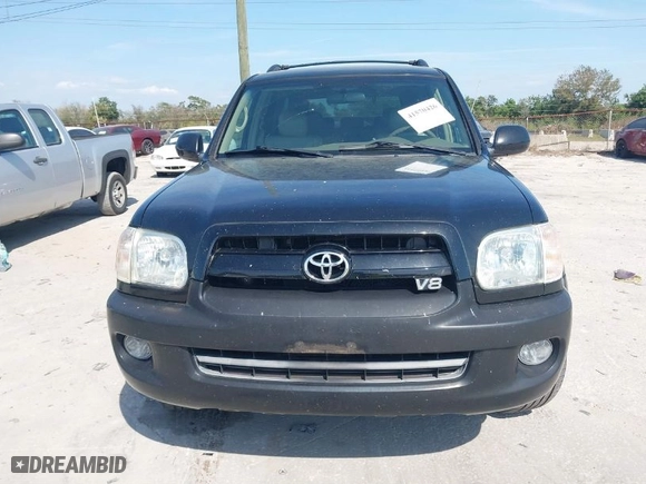 2007 Toyota Sequoia SR5 with VIN 5TDZT34A27S295421, listed as a IAAI auction lot 41570426 with 260,809 mi miles. Bid and sale history available at carsss.com. Image 6.