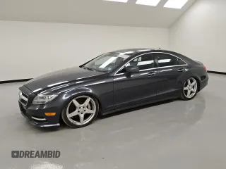 2014 Mercedes-Benz CLS-Class CLS 550 with VIN WDDLJ7DB3EA094929, listed as a Copart auction lot 46946085 with 100,593 mi miles and Clean Title. Bid and sale history available at carsss.com. Image 1.