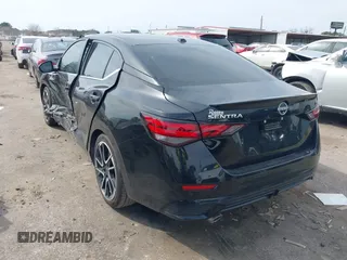 2025 Nissan Sentra SR with VIN 3N1AB8DV9SY222356, listed as a IAAI auction lot 41692346 with 948 mi miles and . Bid and sale history available at DreamBid. Image 3.